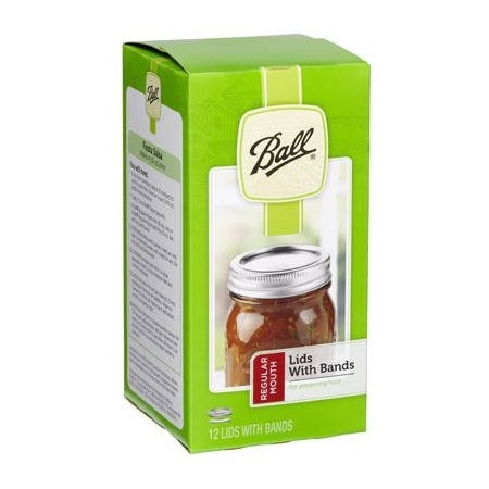 Rubbermaid Ball 12PK Reg Jar Cap 1440030060